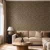 Ashford & Sons Leopard Print Gold Wallpaper
