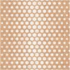 Sovereign Orange/White Geometric Wallpaper