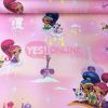 Shimmer & Shine Wallpaper Princess Girls Bedroom Pink