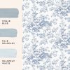 Toile Delight Wallpaper Cornflower Blue