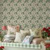 Ivy Sky Wallpaper Green