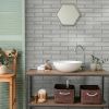 Celadon Gloss Tile Wallpaper