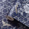 Lipsy Himara Blue Gold Wallpaper