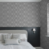 Sahara Nights Grey Mozaic Tiles Wallpaper