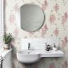 Wisteria Floral Wallpaper Pink