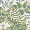 Leaf Canopy Wallpaper Sage Cream Sky Blue