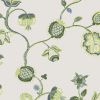 Tree Of Life Floral Wallpaper Green