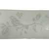 Glitz Shiny Glimmer Glitter Teal Silver Birds Leaf Wallpaper Border