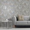 Seville Abstract Wallpaper Grey Gold