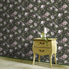 Home Style Floral Wallpaper Pink & Plum