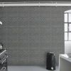Charcoal Brick Effect Wallpaper