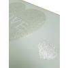 Glitter Hearts Mint Green Wallpaper Border