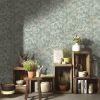 Play Of Light Botanical Wallpaper Sage Green