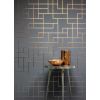 Platinum Rose Gold Geometric Wallpaper