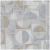 Seville Abstract Wallpaper Grey Gold