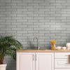 Celadon Gloss Tile Wallpaper
