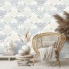 Calia Porcelain Flowers Wallpaper