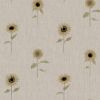 Sunflowers Woven Wicker Wallpaper