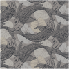 Grey & Beige Koi Fish Wallpaper