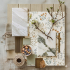 Floral Sprig Wallpaper Rust
