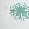 White Textured Star Burst Tile Wallpaper