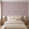 Ashford & Sons Purple Bird Botanical Wallpaper