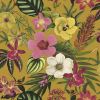 Maya Floral Print Wallpaper