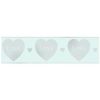 Glitter Hearts Mint Green Wallpaper Border