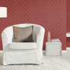Diamond Geometric Wallpaper Burgundy
