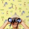 Kids Yellow Safari Wallpaper