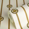 Versace Gold Striped Wallpaper