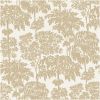 Gold Cream Floral Wallpaper