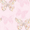 Enchanted Butterfly Wallpaper Pink