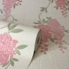 Wisteria Floral Wallpaper Pink