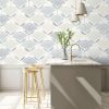 Calia Porcelain Flowers Wallpaper