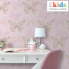 Enchanted Butterfly Wallpaper Pink