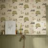 Farm Friends Hambleton Sage Wallpaper