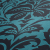 Blue & Black Baroque Wallpaper