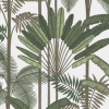 Cairo Palm Wallpaper Green