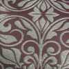 Sofia Aubergine Damask Wallpaper