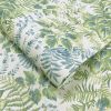 Leaf Canopy Wallpaper Sage Cream Sky Blue