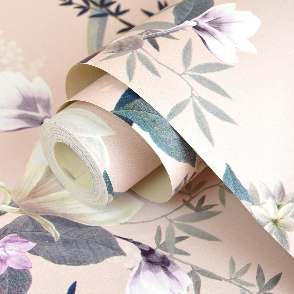 Lipsy London Lipsy Lotus Floral Wallpaper Black 144053