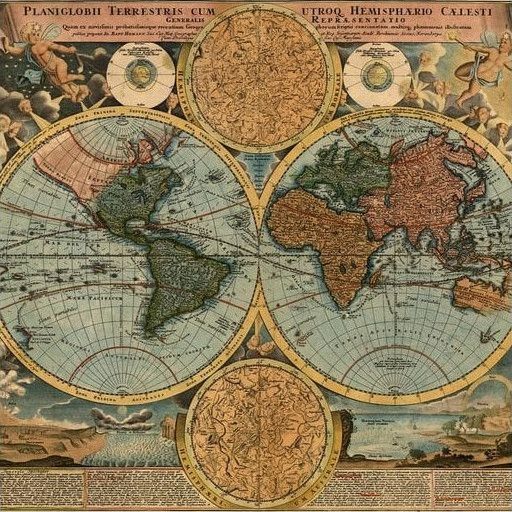Origin Murals VINTAGE MAP FULL WALL MURAL ANTIQUE | Wallpaper Shop