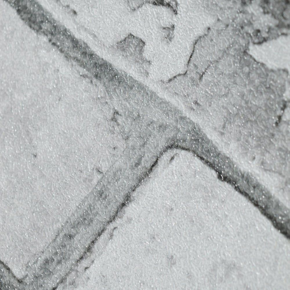 Debona Glitter Brick Wallpaper Pink 9806