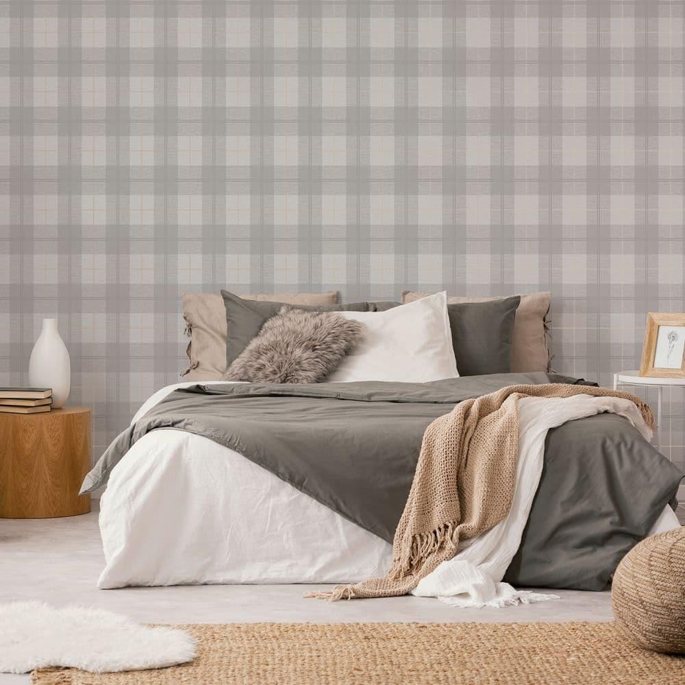 Superfresco Heritage Tweed Grey Wallpaper Wallpaper Shop
