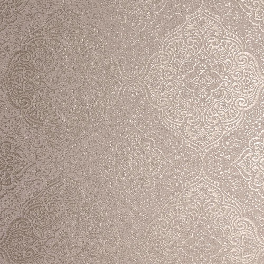 Arthouse Luxe Medallion Damask Wallpaper Rose Gold WL295702