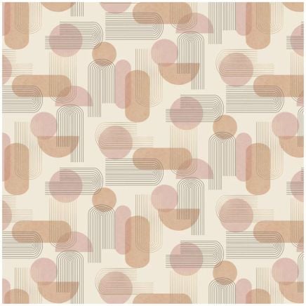 Arch Geo Wallpaper Orange