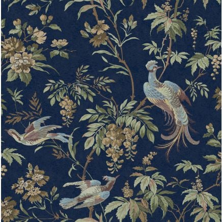 Laura Ashley Attleton Wallpaper Midnight