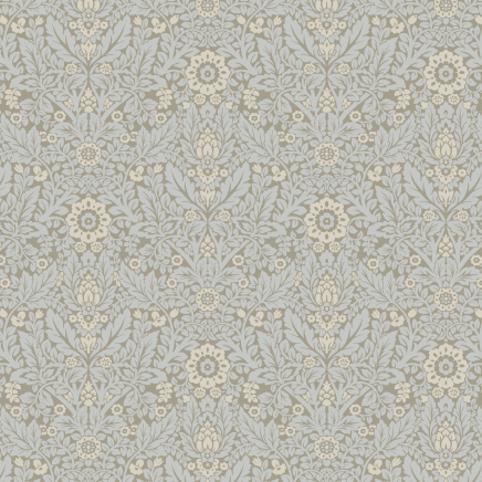 Laura Ashley Delamore Wallpaper Stone Grey