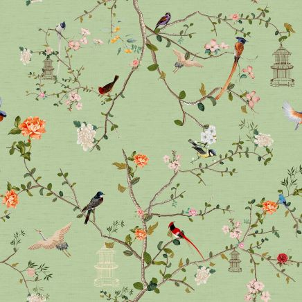 The Secret Garden Chinoiserie Wallpaper